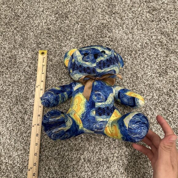 Starry Night 9” Teddy Bear Van Gogh Immersive Lighthouse Experience No Tags - Picture 4 of 4